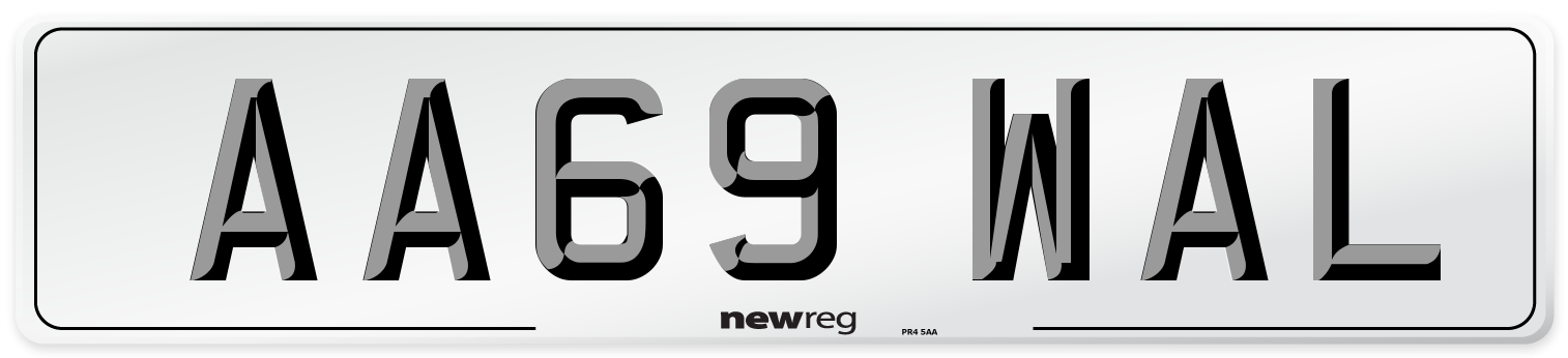 AA69 WAL Number Plate from New Reg